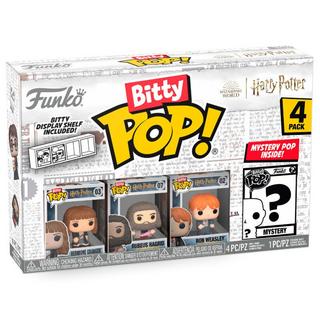 Funko  Bitty Pop! 4er Pack Hermione Granger, Rubeus Hagrid, Ron Weasley & Mystery 