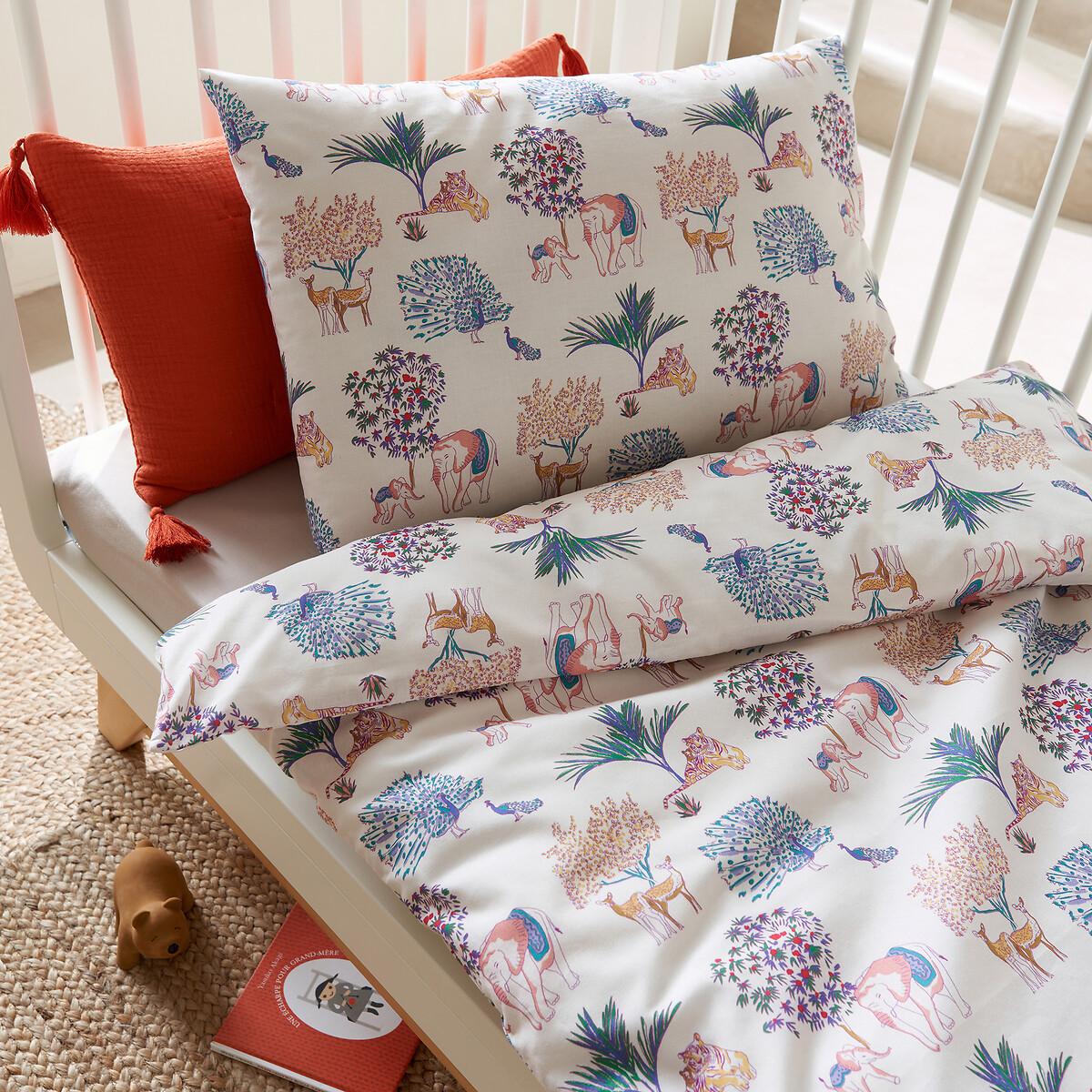 La Redoute Intérieurs Jungala Baby Bettwäsche Set 50% Recycelte Baumwolle  