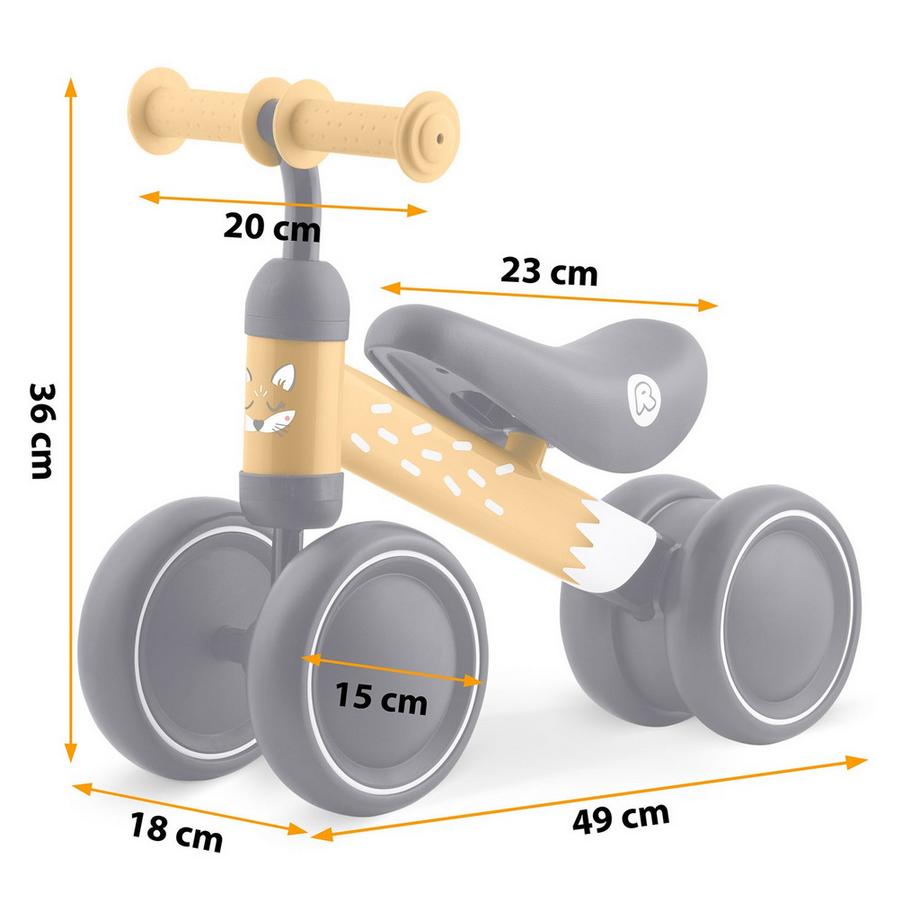 B2X  Vélo d'équilibre à trois roues Ricokids pour enfants 