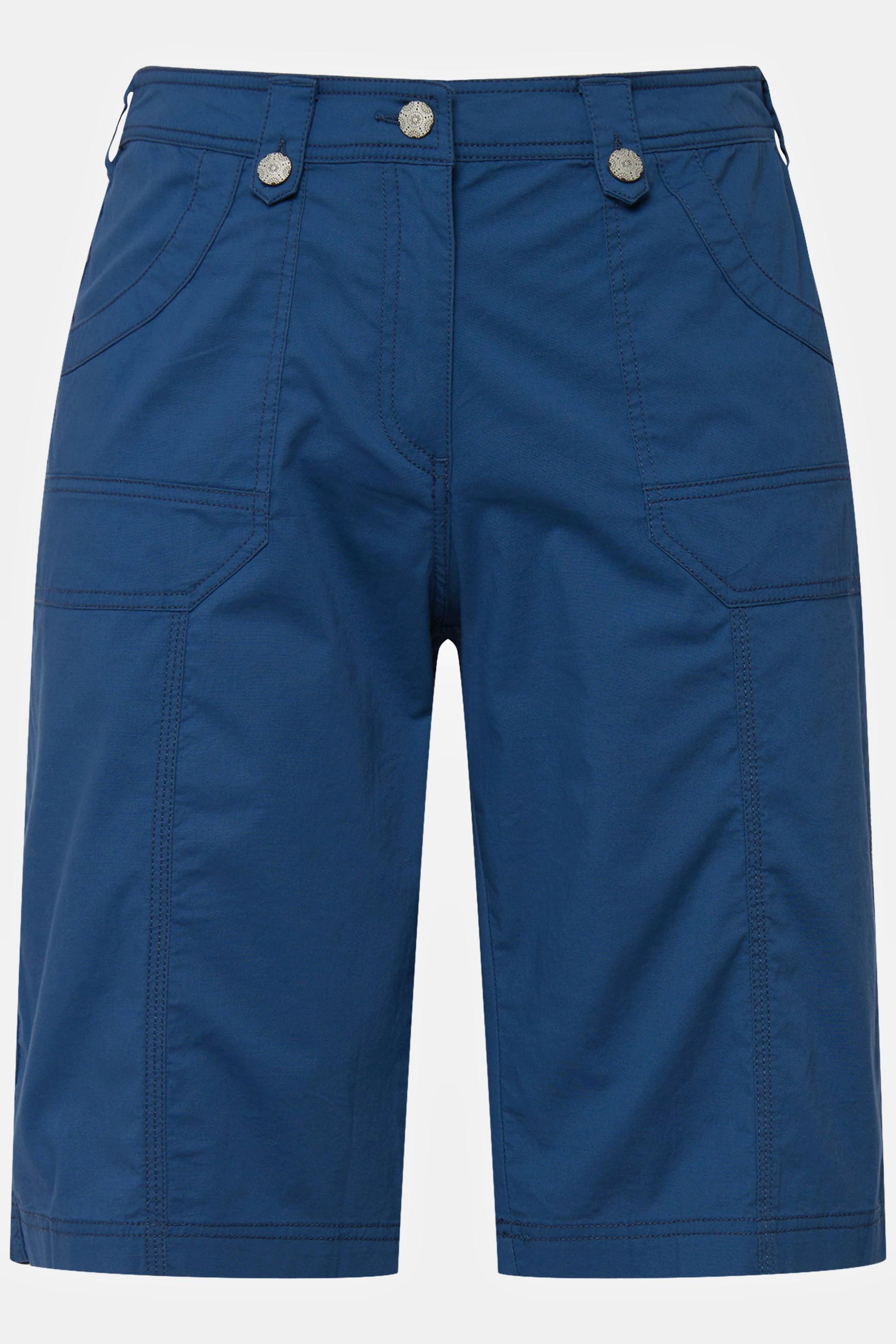 Ulla Popken Bermuda Cargo Taille Confortable Coupe 4 Poches  