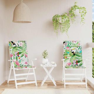 VidaXL Gartenstuhlauflage für hochlehner gewebe  