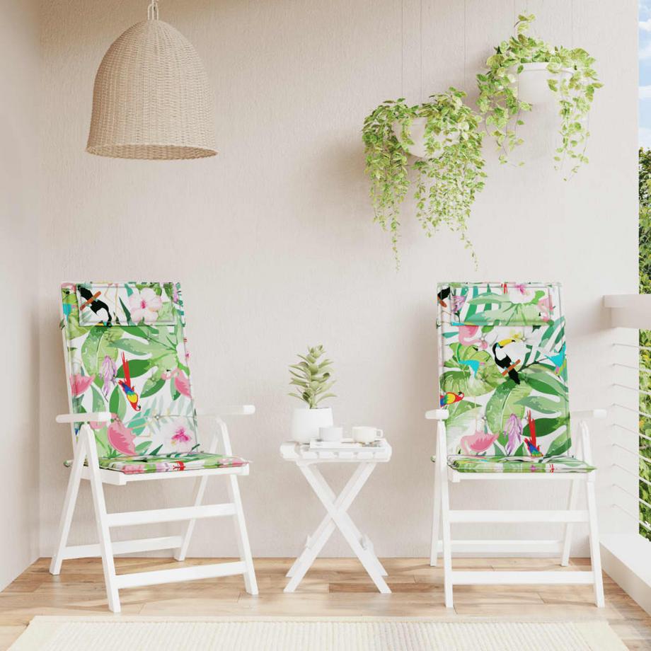 VidaXL Gartenstuhlauflage für hochlehner gewebe  