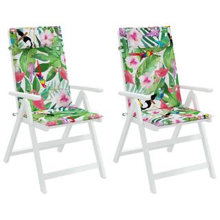 VidaXL Gartenstuhlauflage für hochlehner gewebe  