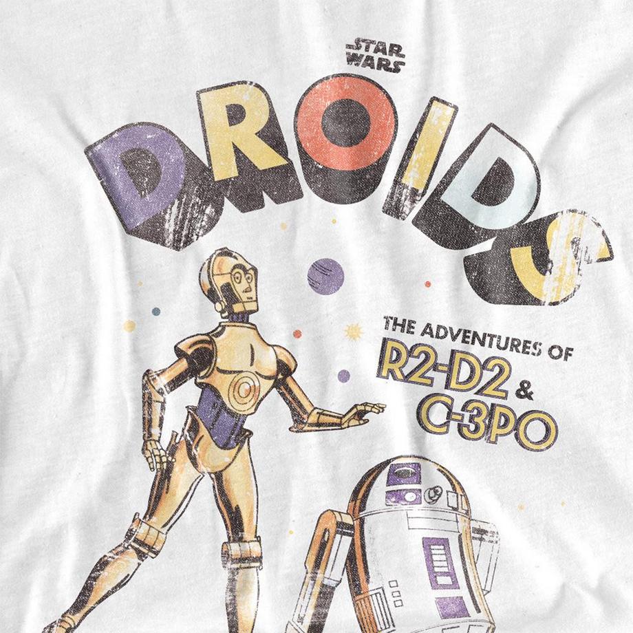 STAR WARS Retro Droids Langärmeliges T-Shirt  