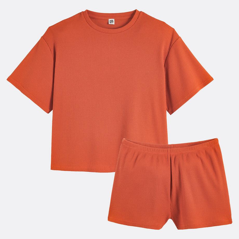 La Redoute Collections Pyjashort Maille Nid d'Abeille  