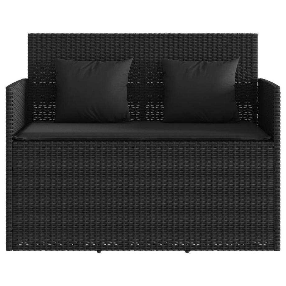 VidaXL Gartenbank poly-rattan  