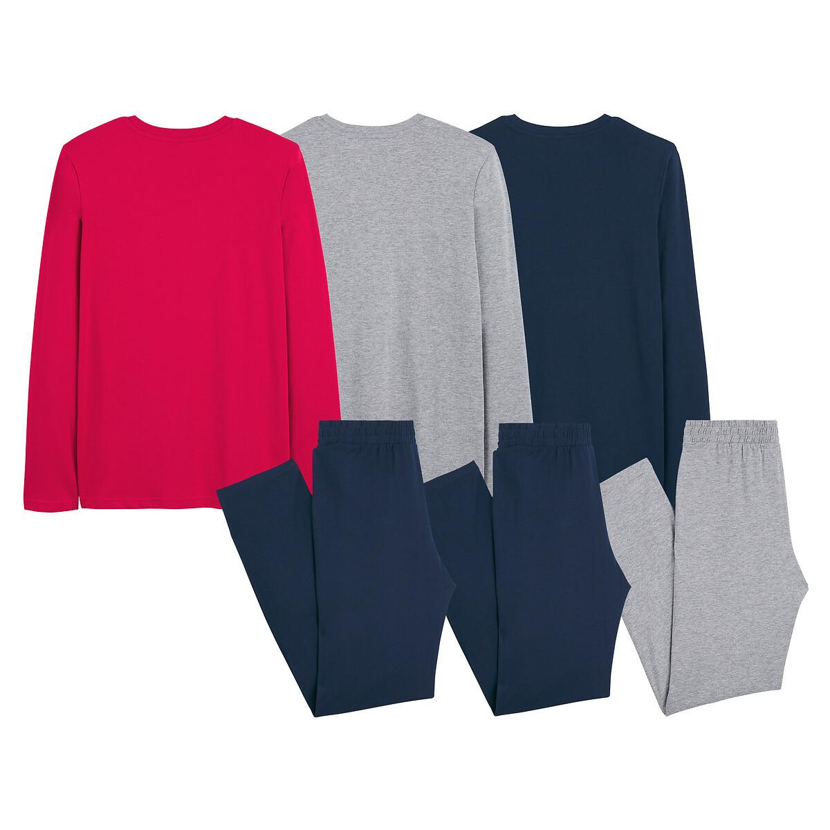 La Redoute Collections  3er-Pack Jersey-Pyjamas 