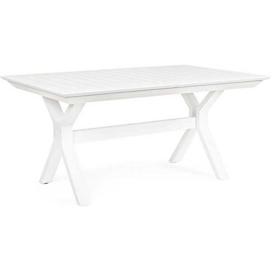 mutoni Garten Ausziehtisch Kenyon 180-240x100 weiss  