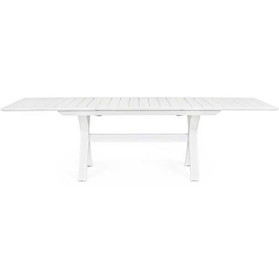 mutoni Garten Ausziehtisch Kenyon 180-240x100 weiss  