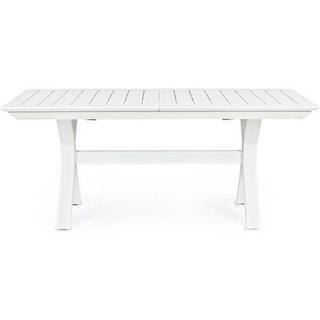 mutoni Tavolo allungabile da giardino Kenyon 180-240x100 bianco  