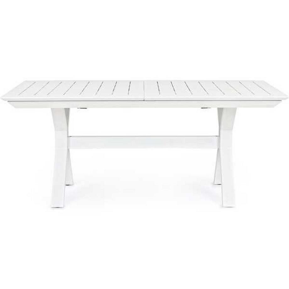 mutoni Garten Ausziehtisch Kenyon 180-240x100 weiss  