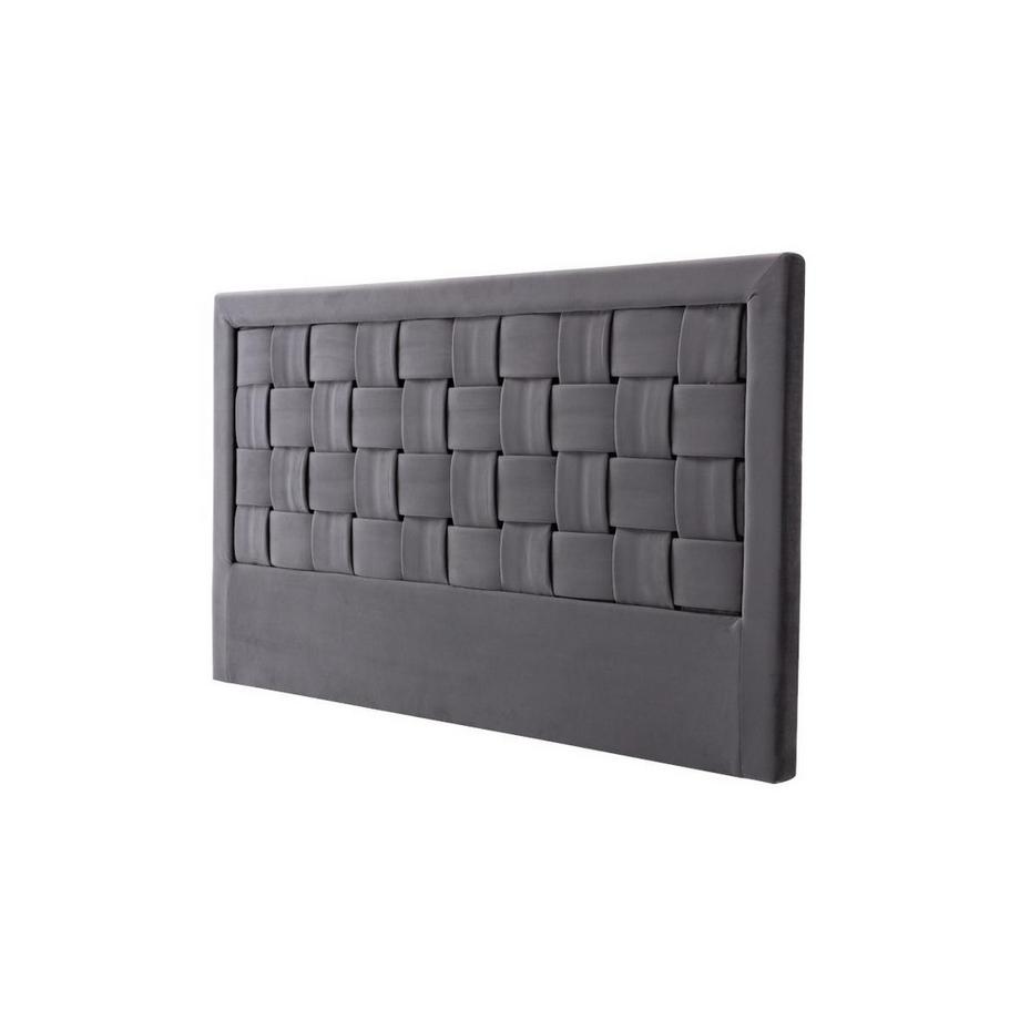 Vente-unique Testata Velluto Grigio scuro JENNA  