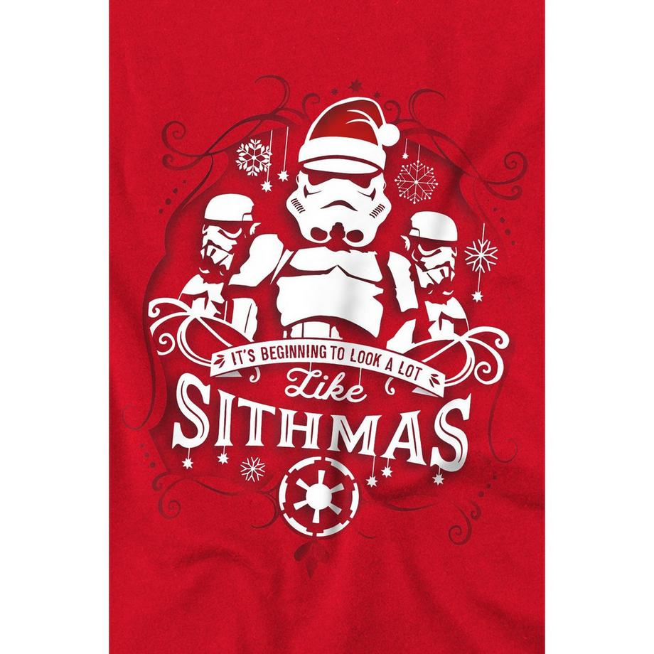 STAR WARS Beginning To Look A Lot Like Sithmus T-Shirt design natalizio  