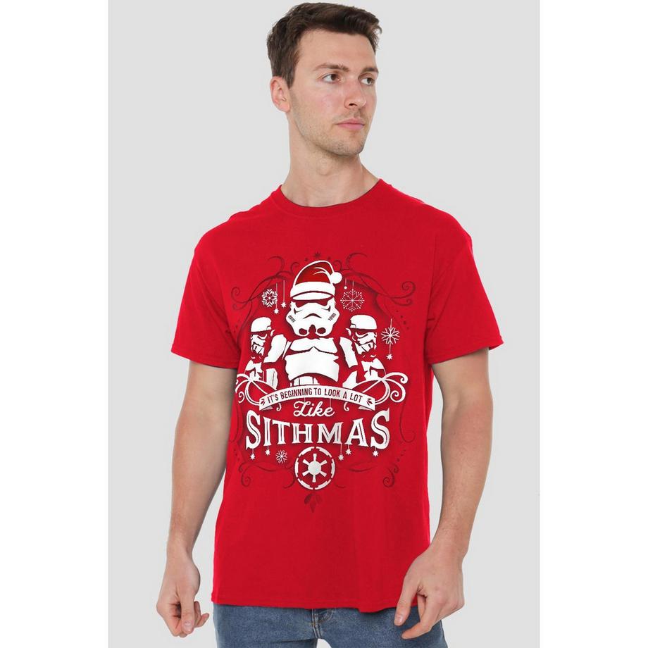 STAR WARS Beginning To Look A Lot Like Sithmus T-Shirt design natalizio  