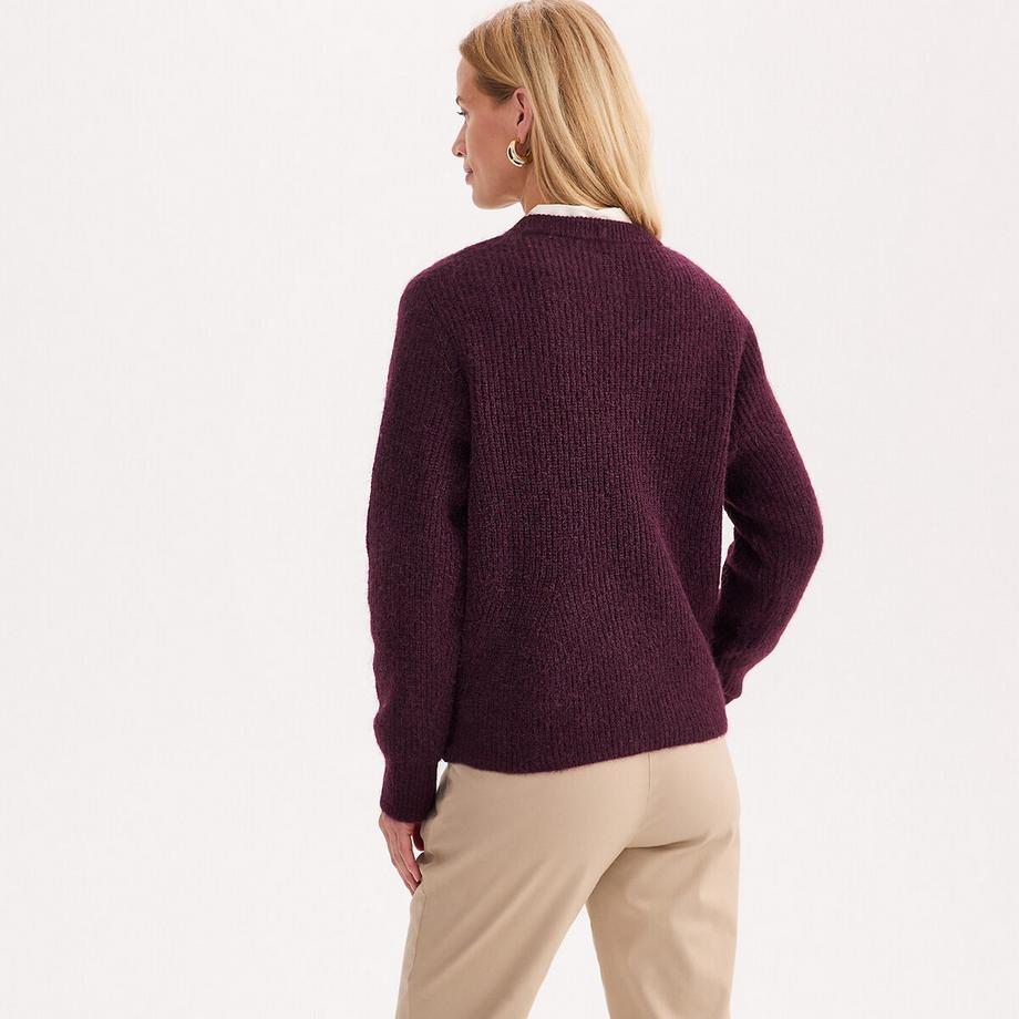 La Redoute Collections Maglione a girocollo in maglia grossa  