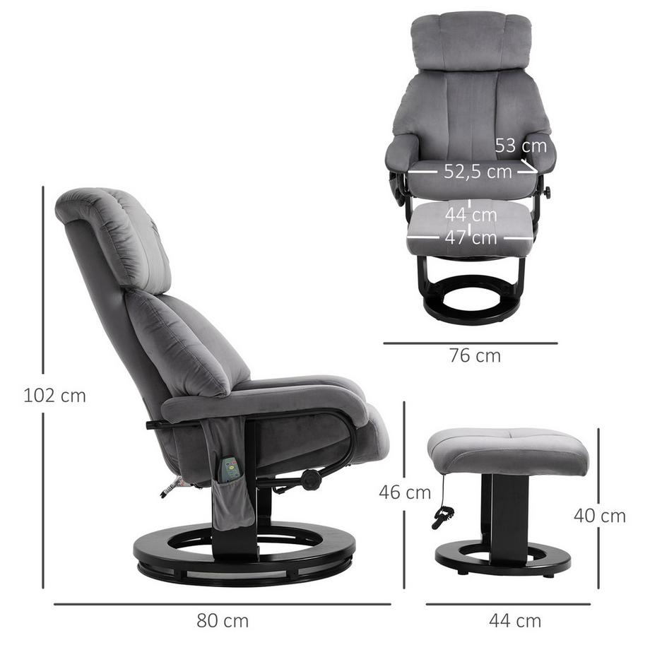 HOMCOM  Massagesessel 