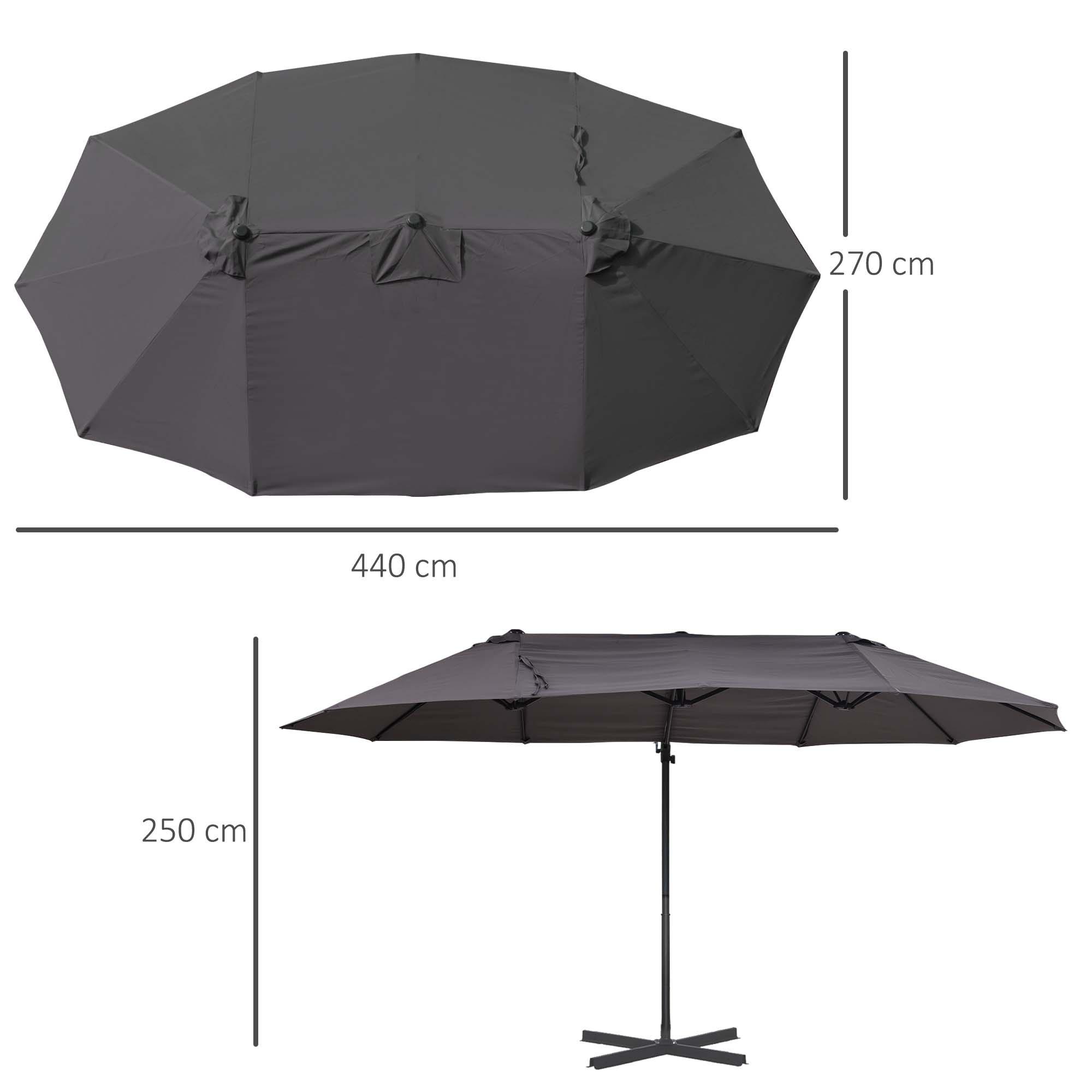 Outsunny Parasol double  