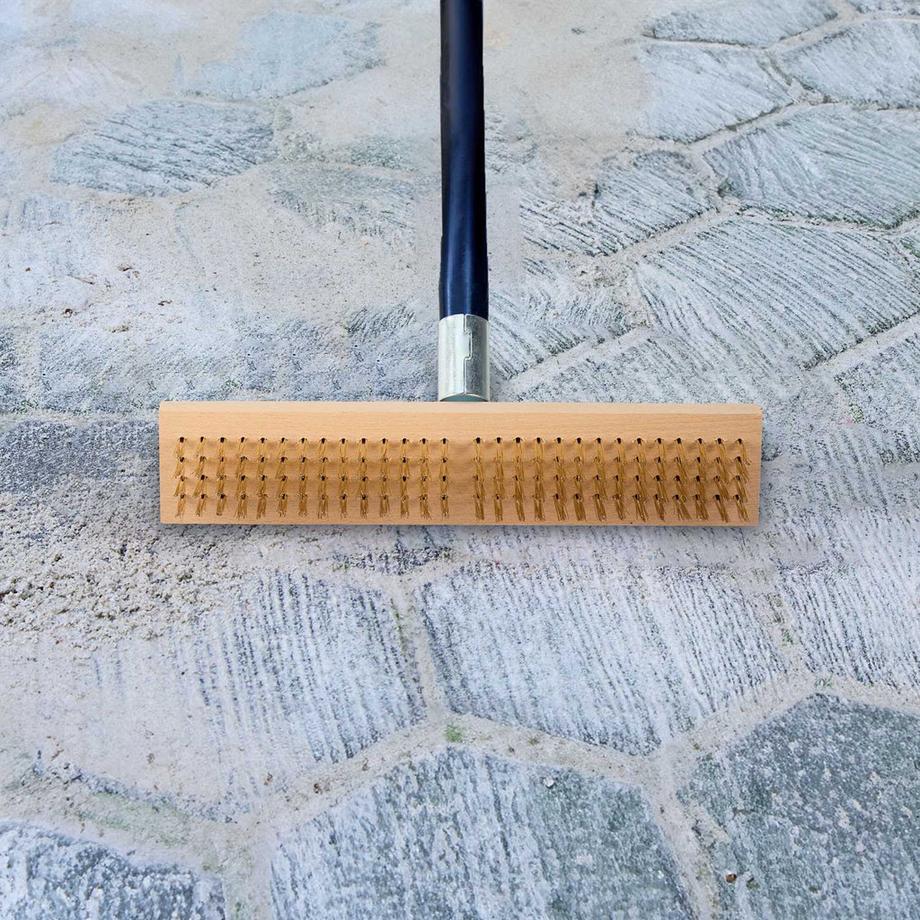 B2X  Drahtbesen mit Stahlbürste im 2er-Set 