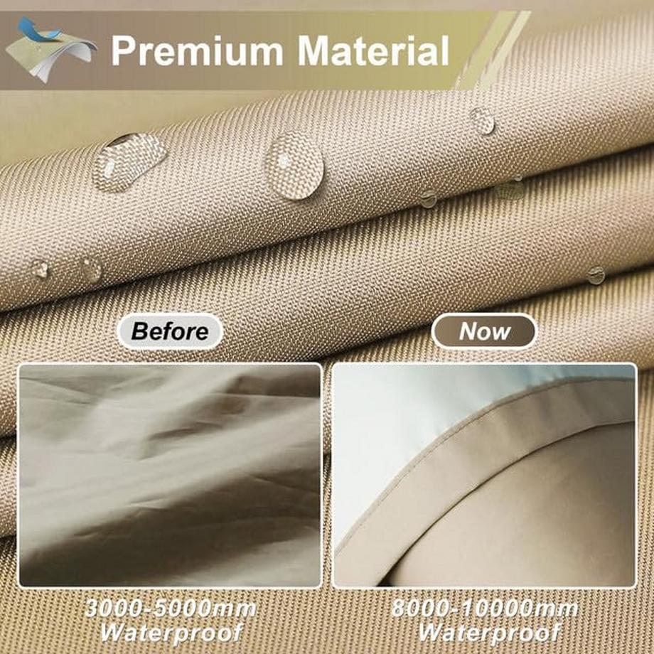 Alopini Long imperméable unisexe poncho de pluie avec poche à rabat  