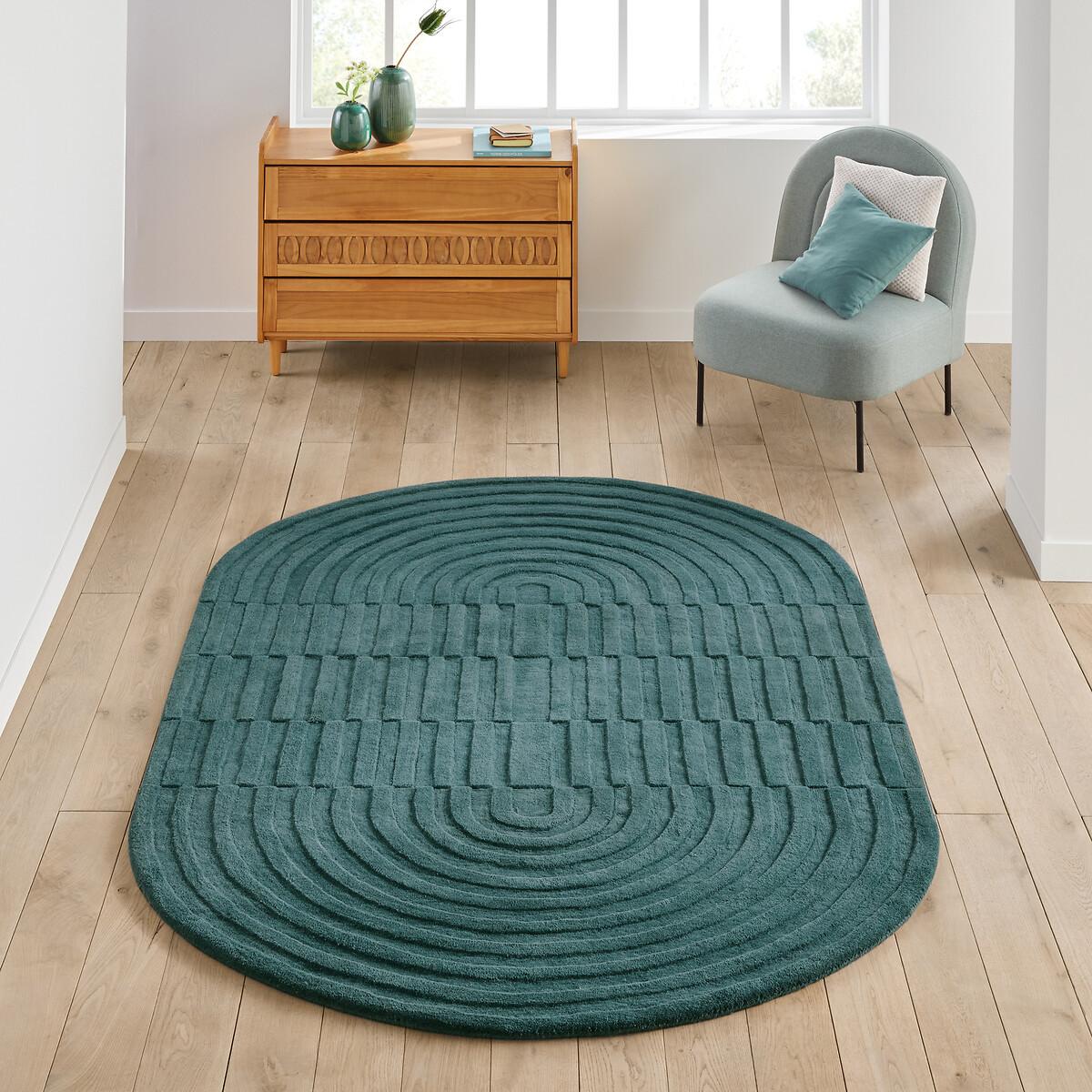 La Redoute Intérieurs Tapis ovale en laine  