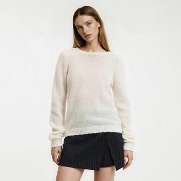 Pullover aus Woll- und Alpaka-Mischung