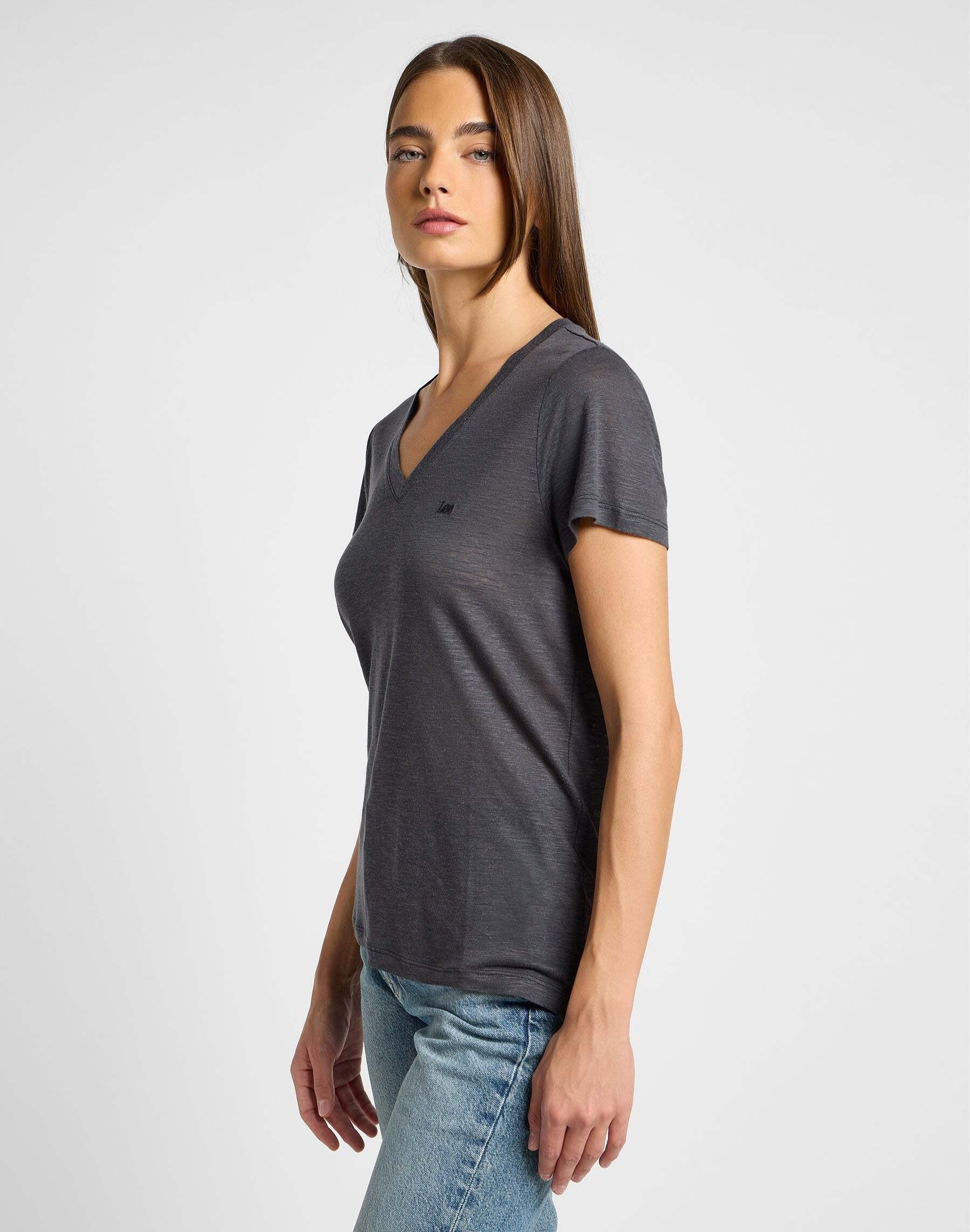 Lee  T-shirt V Neck Tee 