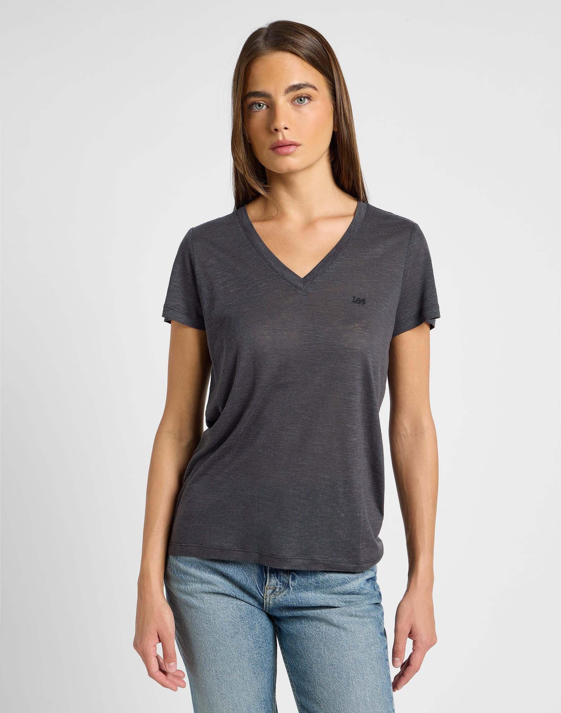 Lee  T-shirt V Neck Tee 