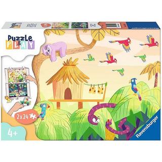 Ravensburger  Puzzle Dschungel-Abenteuer (2x24) 