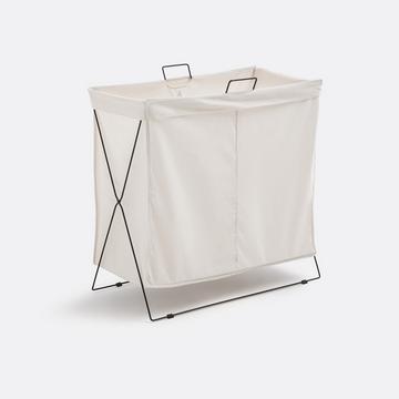 Wäschekorb Silmo mit zwei Fächern