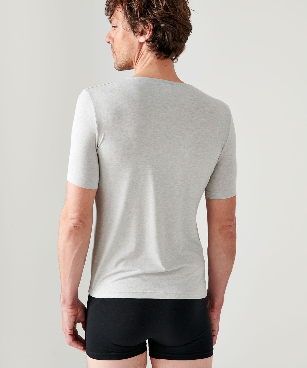 Damart T-Shirt Scollo a V Maniche Corte Calore Medio 3  