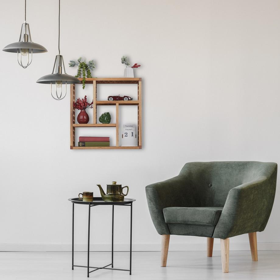 B2X Étagère murale à 5 compartiments  