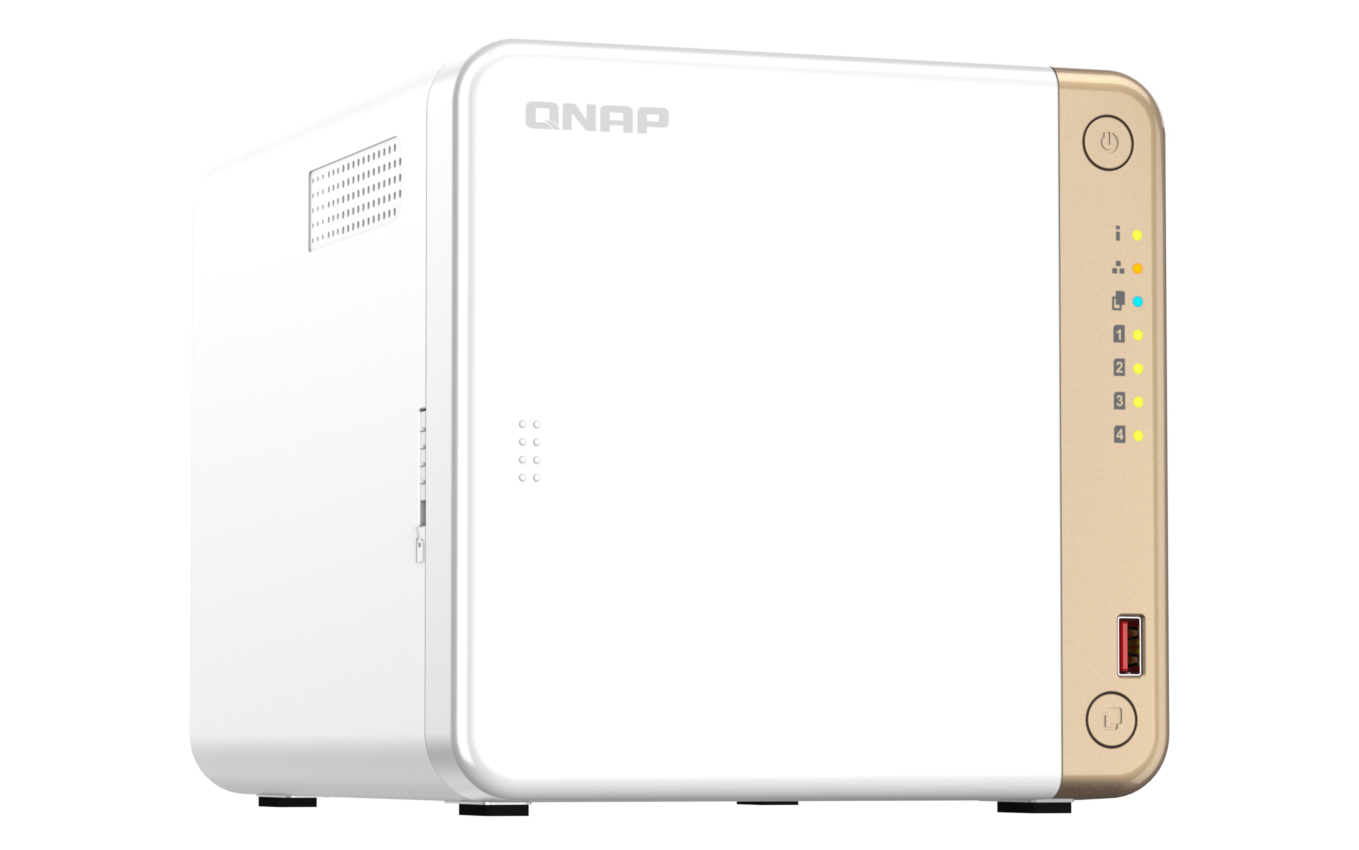 Qnap  TS-462-2G NAS & Speicherserver Tower Ethernet/LAN Weiß N4505 