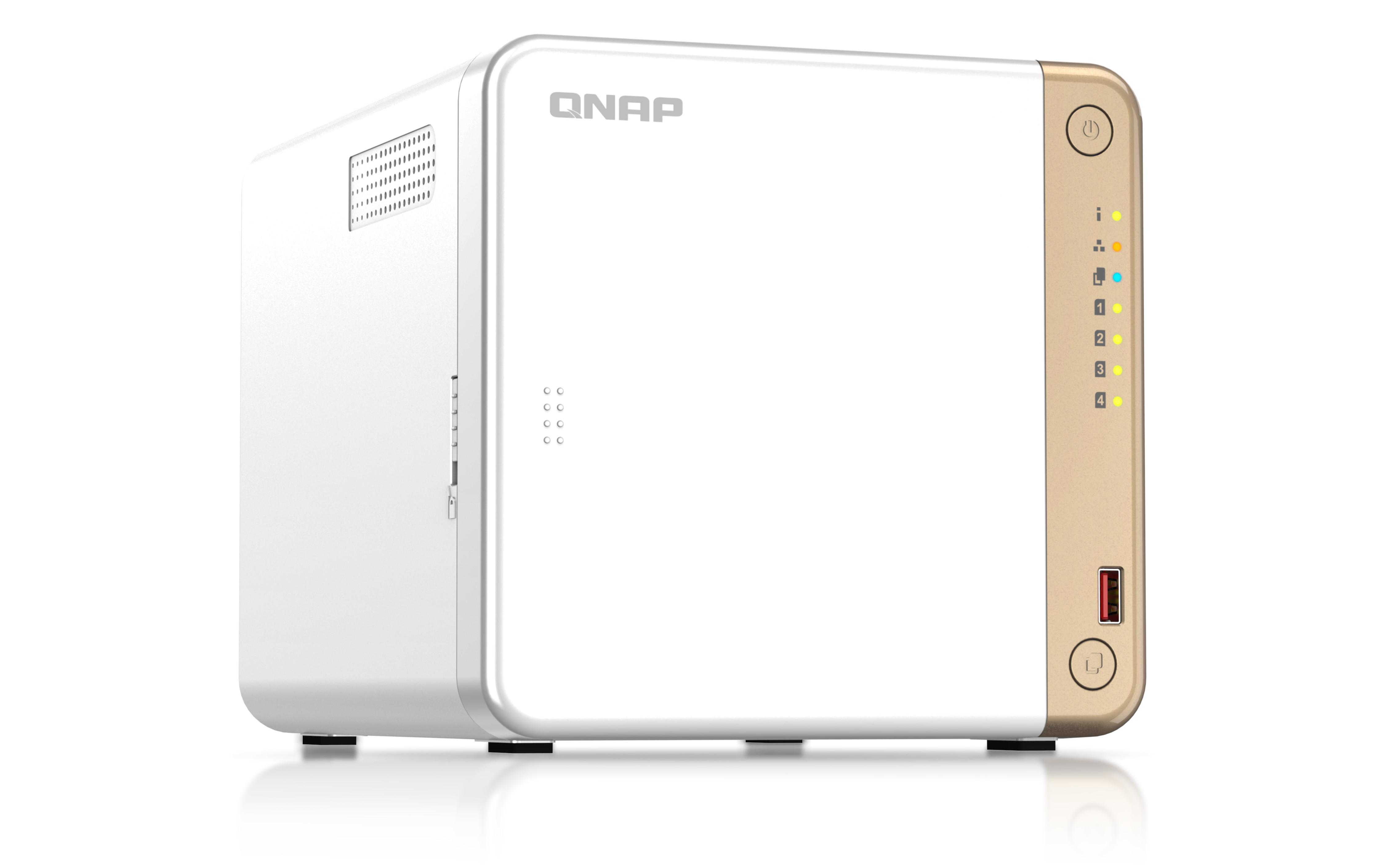 Qnap  TS-462-2G NAS & Speicherserver Tower Ethernet/LAN Weiß N4505 