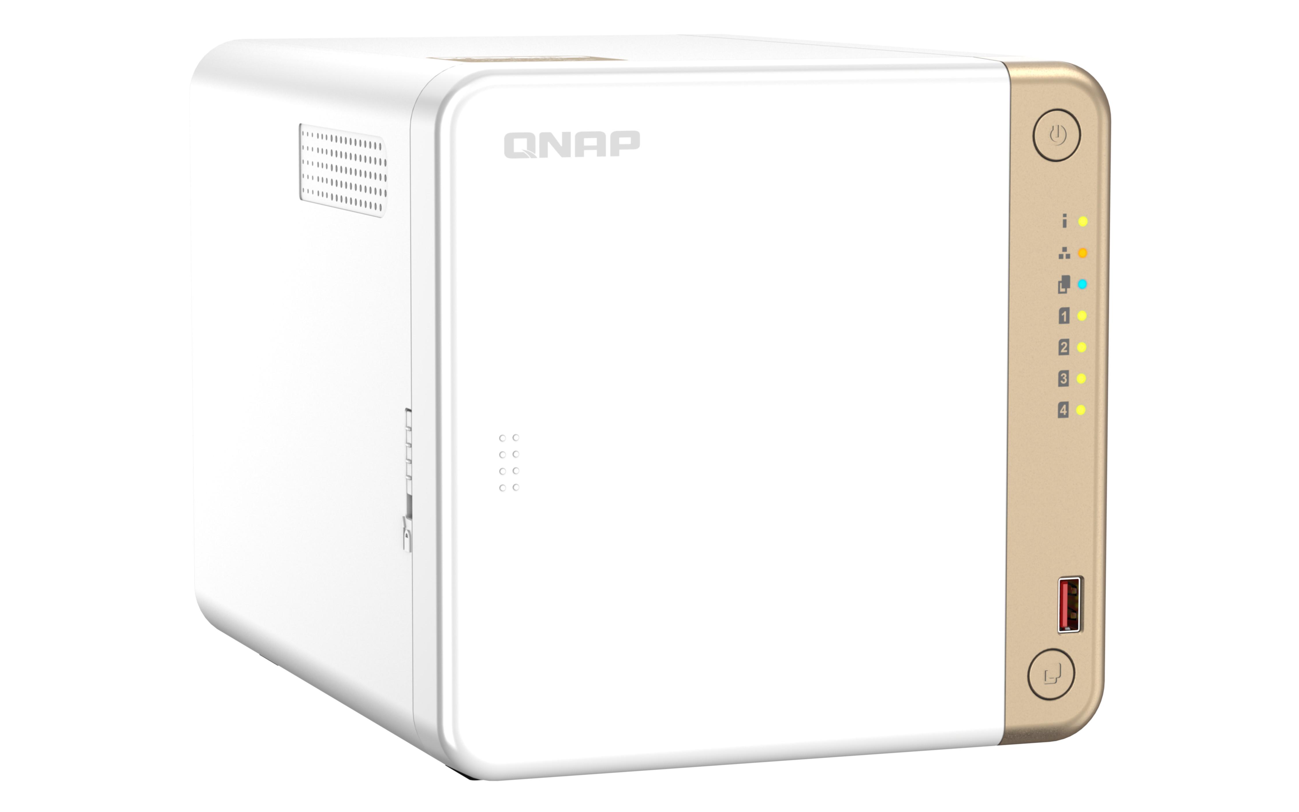 Qnap  TS-462-2G NAS & Speicherserver Tower Ethernet/LAN Weiß N4505 