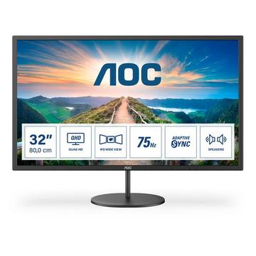 V4 Q32V4 écran plat de PC 80 cm (31.5") 2560 x 1440 pixels 2K Ultra HD LED Noir