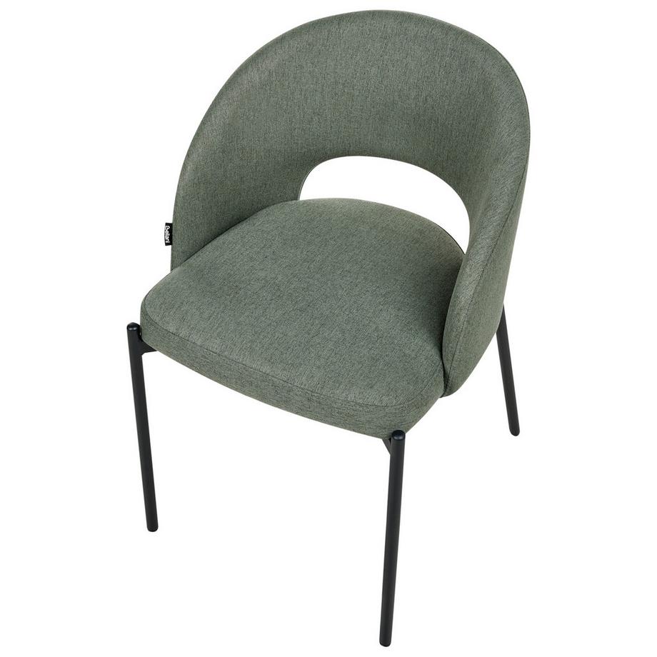 Beliani Set di 2 sedie da pranzo en Tessuto  PENNY  