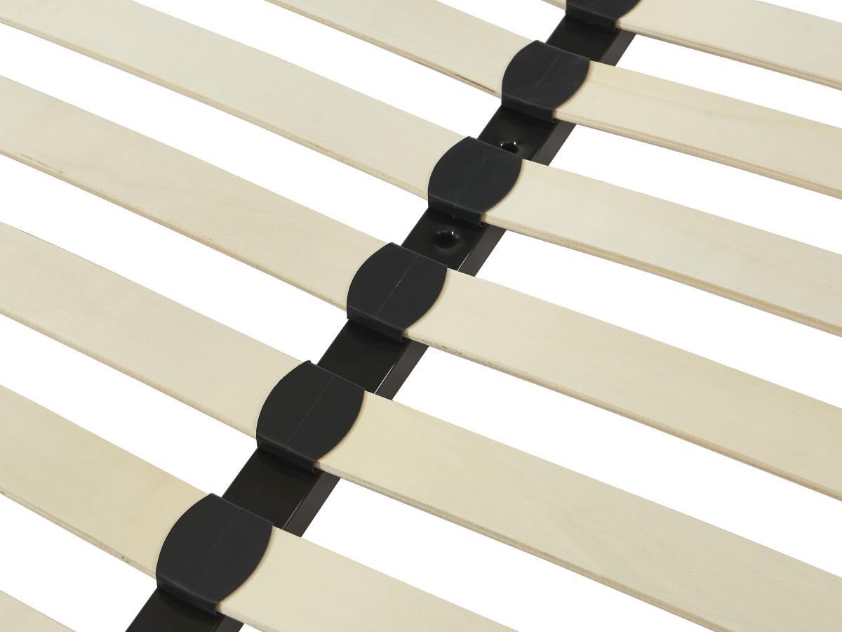 Ysmée Rete a doghe 180 x 200 cm 2 x 19 doghe Senza piedi Nero  - KALISTA di YSMÉE  