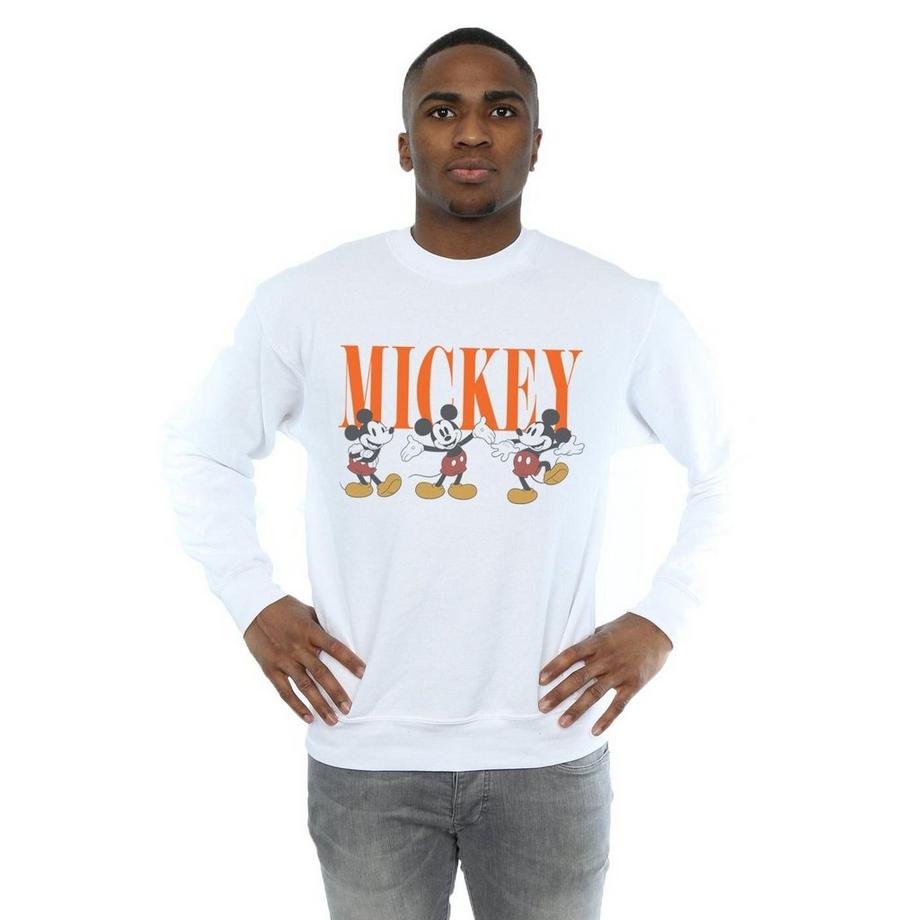 Disney Mickey Mouse Sweatshirt Col Rond  