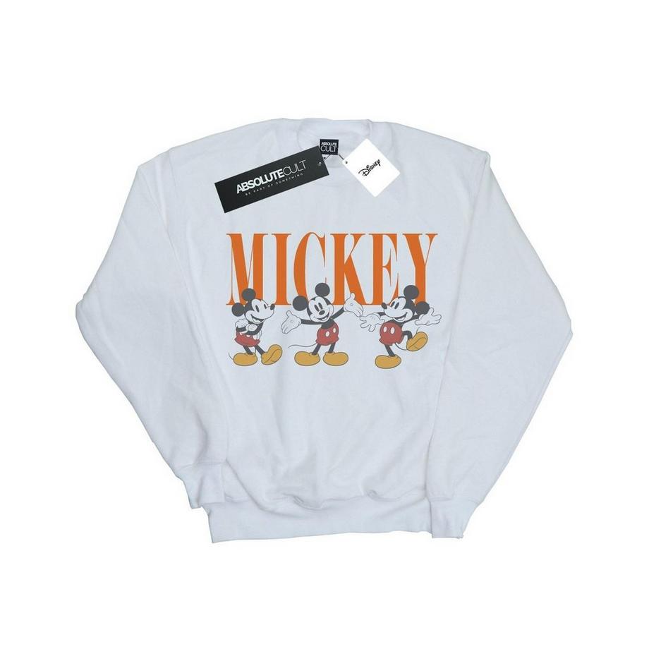 Disney Mickey Mouse Sweatshirt Col Rond  