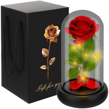 Rosa in vetro - brillante Ruhhy 25682