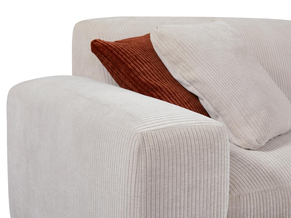 Maison Céphy Ecksofa - Ecke rechts - Cord - Beige - TIRONO von Maison Céphy  