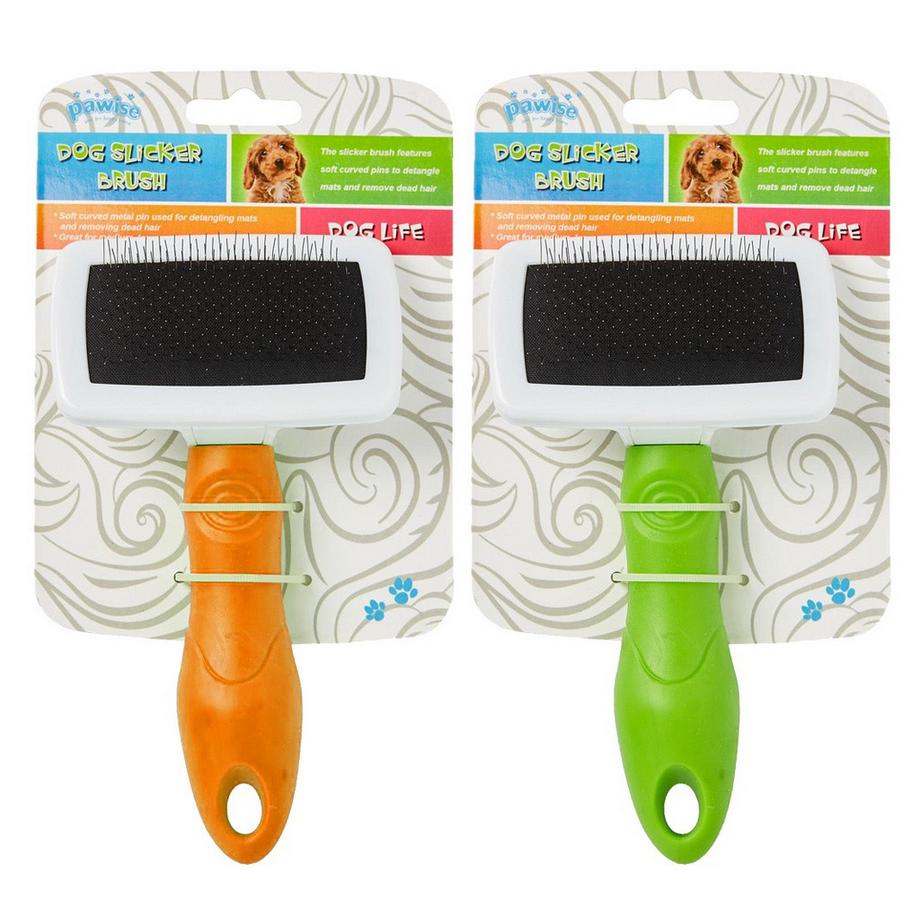 Pawise  Pawise Brosse à lisser pour chien M 