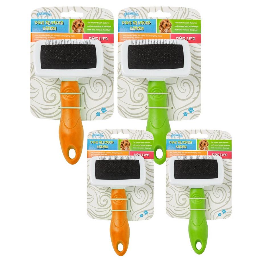 Pawise  Pawise Brosse à lisser pour chien M 