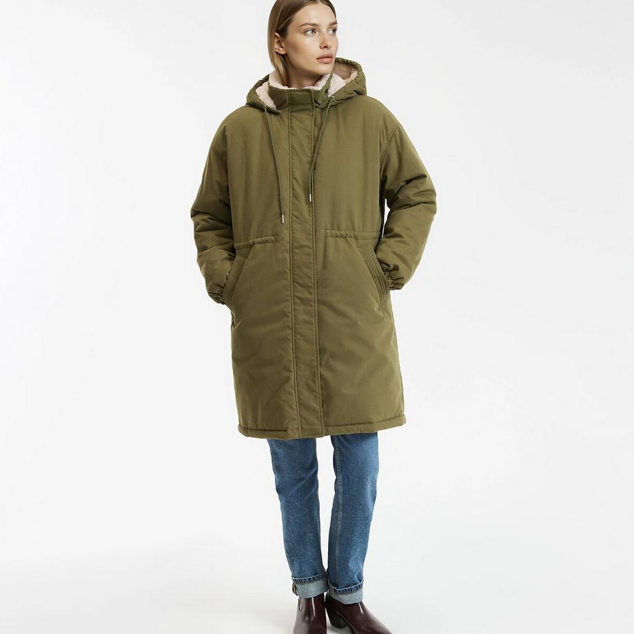 La Redoute Collections Winterparka mit fester Kapuze  