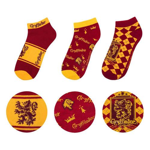 Harry Potter  Harry Potter Knöchelsocken 3er-Pack Gryffindor 35-45 