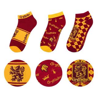 Harry Potter  Set de 3 paires de socquettes Gryffondor Harry Potter, 35-45 