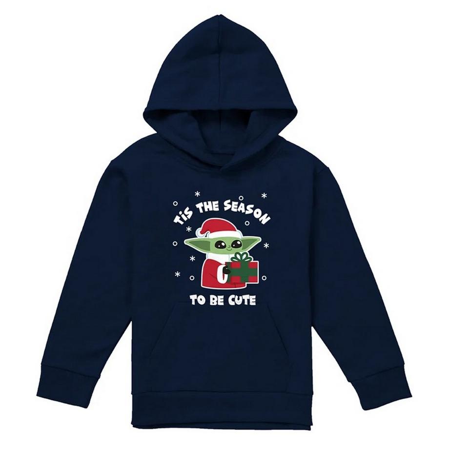 Sweat À Capuche Motif Grogu Tis The Christmas Season