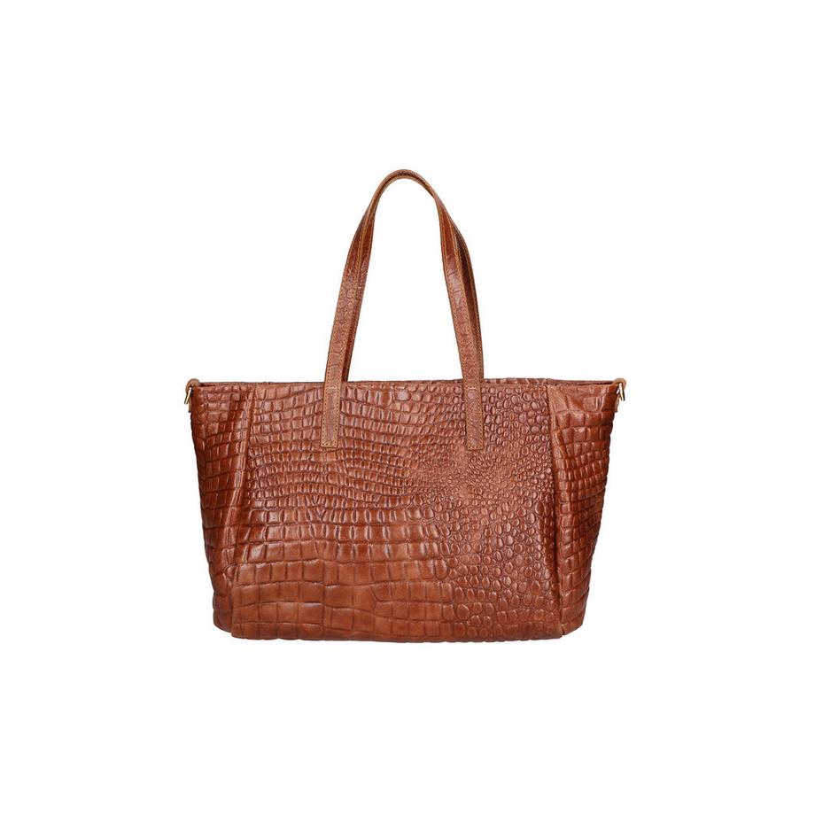 Gave Lux Sac d'épaule Cuir Gaufré Crocodile  