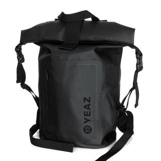 YEAZ  STOCKHOLM Wasserfester Rucksack schwarzes Logo 