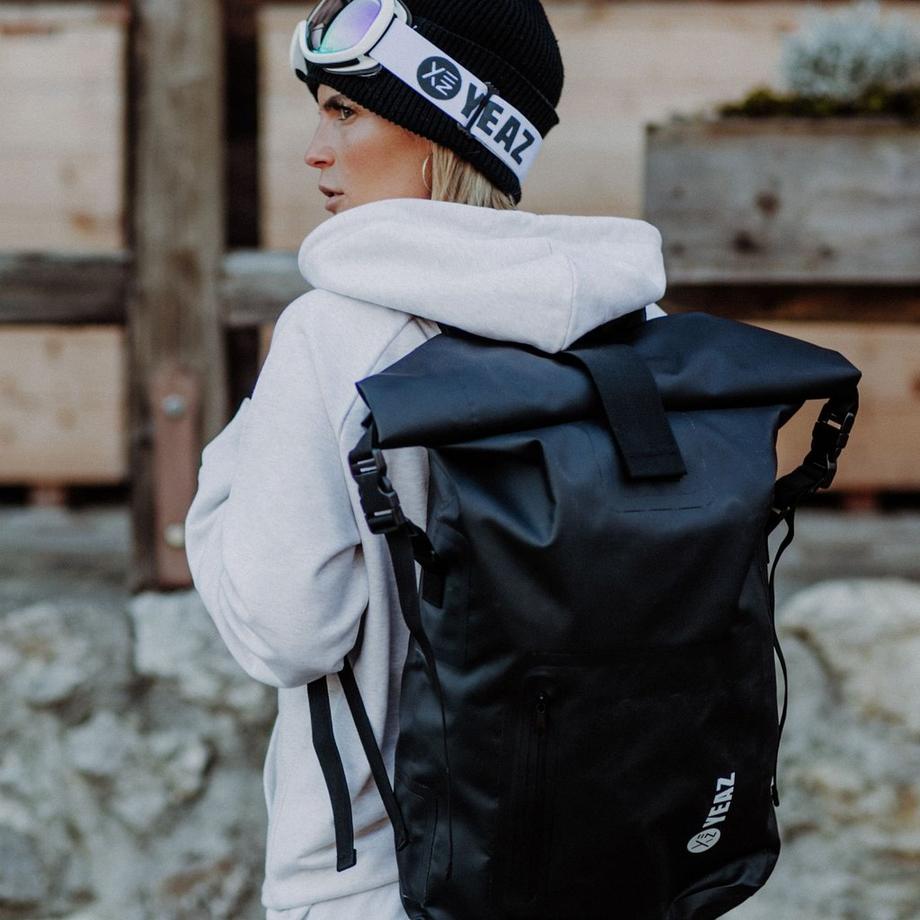 YEAZ STOCKHOLM Sac-à-dos étanche logo noir 32 L  